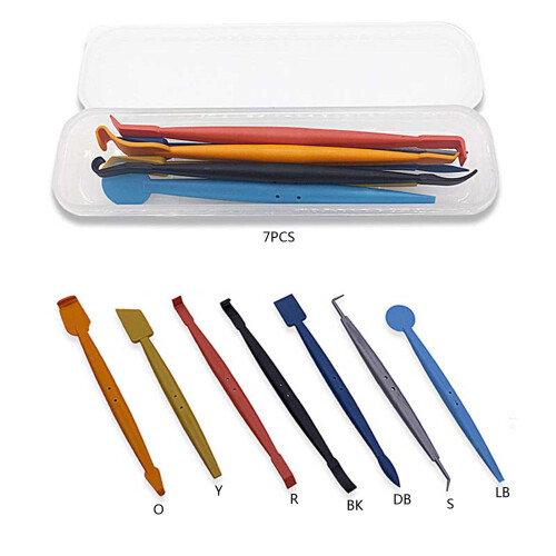 Magnetic Vinyl Wrap Tools Kit with Magnet Stick Squeegee Car Tinting Install Navy Blue