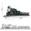 Kit de construction de train urbain, plus de 560 pièces de briques de construction rétro pour train à vapeur, modèle de train à collectionner MOC 1