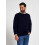 JACK PYKE Jack Pyke Ashcombe 100% Lambswool Crew Neck Knitted Jumper Pullover Navy Blue Small 16
