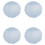 4X DIY Crystal Epoxy Mold Compote Swing Table Round Lace Coaster Table Decoration Silicone Mold 2
