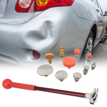 Complete Quick Auto Dent Removal Kit With Hammers Heads For Vehicle 1 Set with bag