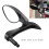 Electromobile Convex Rearview Mirror Motorcycle Handlebar End Mirrors 1Pair 8