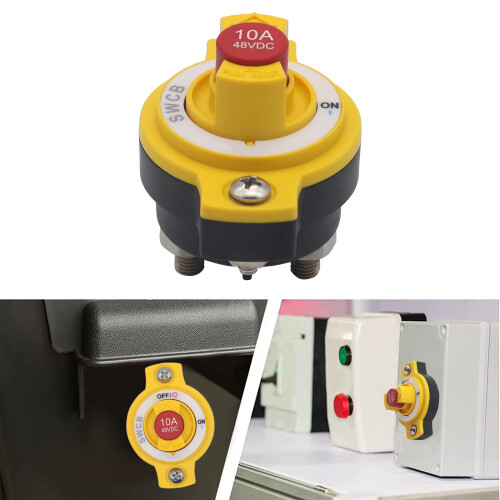 Battery Disconnect Switch Battery Disconnect Circuit Breaker Cut Switch 15A