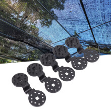 40x Schattennetz Clips Kunststoff Schwarz Garten