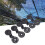 40x Schattennetz Clips Kunststoff Schwarz Garten 1