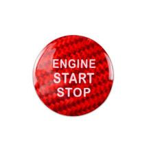 Carbon Fiber Engine Start Stop Button Trim Cover Sticker for IS ES GS NX RX LX RC RCF