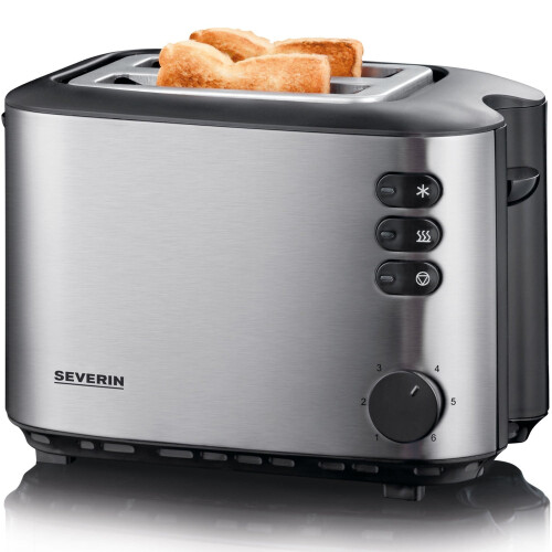 Toaster 2-Slice Stainless Steel with Defrost Function 1