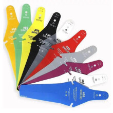(Blue) 2x Bicycle Mudguard Easy To Install Riding Replacement Part Biking Saver White
