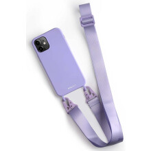 StilGut Etui z Paskiem na iPhone 12 Mini, Regulowany, Fiolet