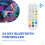 WS2812B  Controller for Addressable LED Strip Light 5050 RGB LED Tape 24Key Remote Music  Controller 4