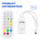WS2812B  Controller for Addressable LED Strip Light 5050 RGB LED Tape 24Key Remote Music  Controller 7