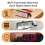 5X 180 Rotation Projection Alarm Clock 12/24H LED Digital Clock USB Plug-in Ceiling Projector Alarm Clock (White) 9