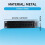 8 Port Straight-Through CAT6 Patch Panel RJ45 Network Cable Adapter Jack Ethernet Distribution Frame 9