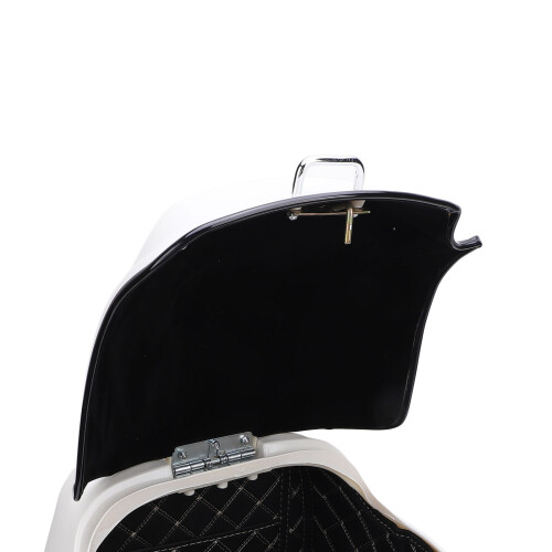 Heckkoffer 38L wasserdicht Retro schwarz 2