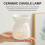 Ceramic Diffuser Candle Burner Ceramic Burning Essential Oils Diffusers Aromatic Lamp -Love 4