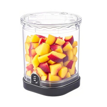 VegetableChopper and Fruit Dicer, Fruit Slicer Cup, Food Dicer with Container, Speed Manual Veggie Slicer,Kitchen Gadget