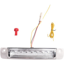 Carro LED de Montagem Alta Traseira Terceira Luz de Freio Lâmpada de SinalizaçãO de Parada Lâmpada Vermelha para Alphard 30 Series Branco
