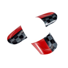 Steering Wheel Button Cover Trim Sticker for Cooper R55 R56 R57 R58 R59 R60 R61 Without Media Control Button, JCW