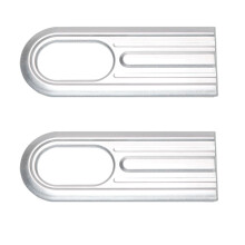 Sides Light Cover Car Front Side Light Frame Decoration Cover Trim for Jimny 2019 2020 Silver