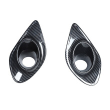 Carbon Fiber ABS for Charger 2015-2021 Front Fog Light Lamp Cover Trim Guard Protector Frame Car Accessories,2 Pcs