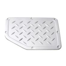 Fuel Tank Cover Car Exterior Fuel Filler Tank Cover Cap Decoration Stickers for Jimny JB74 2019+ Silver