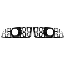 M3 Style Car Front Bumper Fog Light Grille HONEYCOMB HEX Grill Fog Lamp Cover Hoods for E90 E91 E92 E93 2004-2012