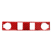 Carbon Fiber Cigarette- Lighter Sticker Cover for Tundra- 2014 2015 2016 2017 2018 2019 2020 2021, Red