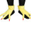 1 Pair Yellow Cock Leg Warmers 3
