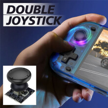 R50S Retro Handheld Game Console128GB Linux System 5.1inch IPS Screen Dual Player Online Gaming Console White