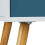 Retro Scandinavische commode 58 x 48 x 41 cm met 2 lades, elegant en functioneel. 6
