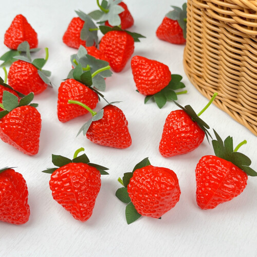 Simulierte Früchte und Gemüse, künstliche künstliche Erdbeeren 2