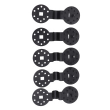 40 Stück Sonnensegel Clips Schwarz Kunststoff
