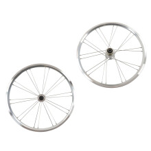 Fahrrad-Radsatz 20 Zoll 406mm Alu-Silber Vorderrad