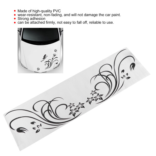 Auto Sticker Aufkleber PVC Schmetterling Blumen