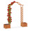 Arco per rose in legno con 2 fioriere 1