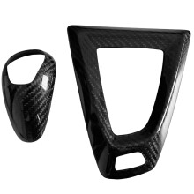 2 Unidades de Fibra de Carbono Real BotãO de MudançA de Marchas e Tampa Painel GuarniçãO Direita para  M2 F87 M3 F80 M4 F82 M5 F10 F85 X5M X6M F12