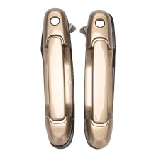 Front Outside Exterior Door Handle Pair Set for 1998-2003 Sienna Driver and Passenger Side 69220-08010-A0 Beige