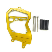 Para ZX6R 2009-2021 Capa Protetora de Corrente de Roda Dentada Dianteira Capa Protetora de Motor Dourada
