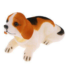 Balançando um cabeça Beagle Dog Car Dash Enfeites Filhote de Cachorro para Decoração de Veículos Automotores