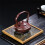 High Quality Hexagonal Loop-Handled Teapot Ceramics Handmade Clay Tea Set Coffee Maker 9