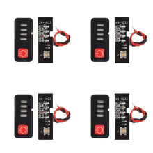 4X Electric Drill Battery Indicator LED Display for 18V /21V Lithium Batteries 18650 Capacity Visual Tool