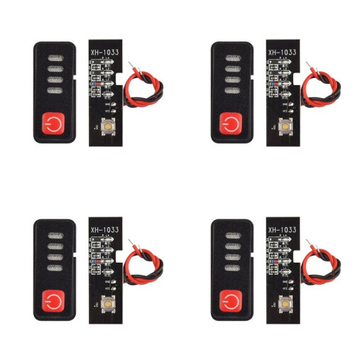 4X Electric Drill Battery Indicator LED Display for  18V /21V Lithium Batteries 18650 Capacity Visual Tool