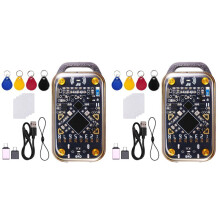 2X RFID Chip Reader Chameleon Ultra Card Emulator NFC Duplicator ID IC-Kaart Decoderen + 8XCUID Sleutelhanger/Kaart