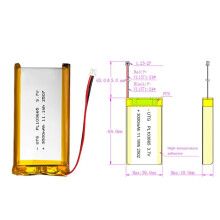 3X for Heltec V4 3.7V Lipo Battery 3000Mah PL103665 Lithium Battery for T114 V2 LoRa 32 V3 Dev-Board