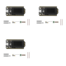 3X Heltec Meshtastic LoRa 32 V4 Dev-Board W/GPS ESP32 0.96inch OLED Solar Powered LoRaWAN 28dbm Transmission Power