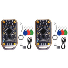 2X Chameleon Ultra  Card Emulator RFID  Chip Reader 125Khz 13.56Mhz Card Decode NFC Duplicator+6xUID Keychain