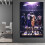 Aaroca EXPOTE Αφίσα σε καμβά με τον Kobe Bryant, Mamba Mentality Εμπνευσμένη διακόσμηση σπιτιού για 2