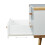 Commodas - HELLOSHOP26 - Comoda Lowboard com bordas arredondadas - Bambu - 2 gavetas - 90x40x45 cm 3