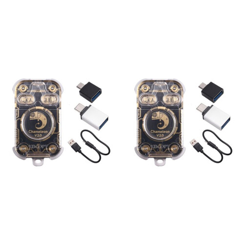 2X Chameleon V2.0 RFID  Chip Reader Emulator  Card Emulator 125Khz 13.56Mhz Card Decode Restart NFC Duplicator