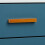 Retro Scandinavische commode 58 x 48 x 41 cm met 2 lades, elegant en functioneel. 5